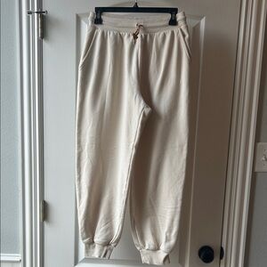 Wild Fable Cream Fleece Joggers
